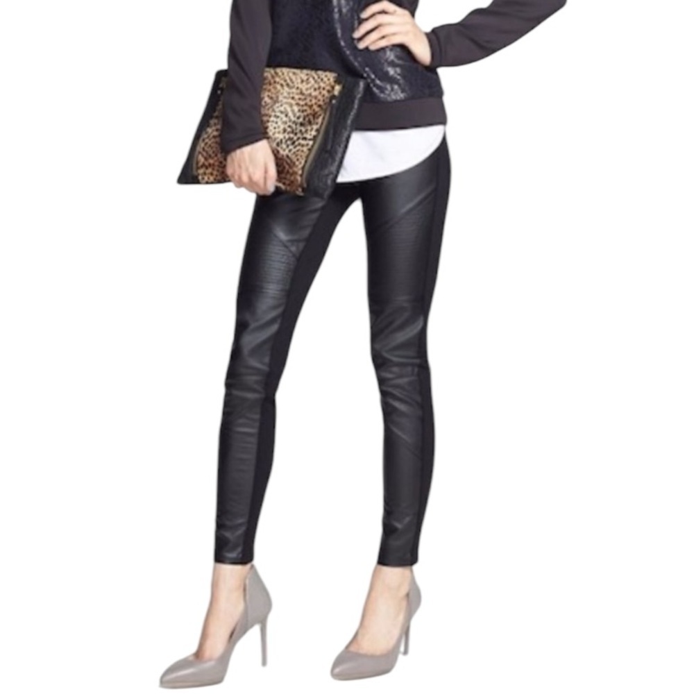 Trouvé moto Faux Leather Leggings L